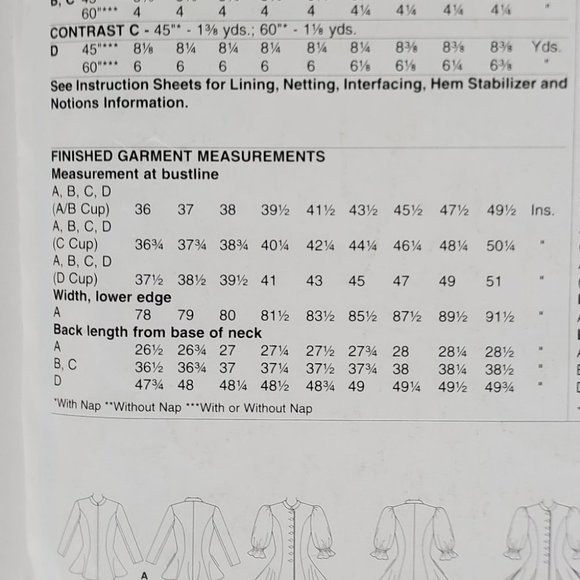 McCall's Misses Fit & Flare Costume Coats Sewing Pattern - Picture 6 of 11